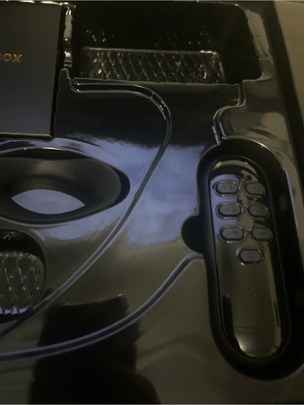Beauty Mask LED Facial Mask in Black and Gold
